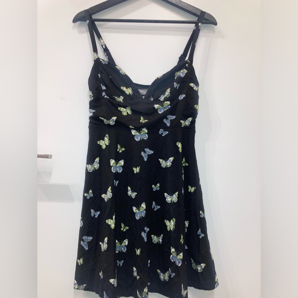 Urban Outfitters Black Butterfly Dress 🦋 Size M